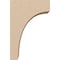 Ekena Millwork 3"W x 6"D x 9"H Classic Huntington Rough Cedar Woodgrain TimberThane Corbel, Primed Tan CORUR03X06X09HUNRCPR - alternate 4